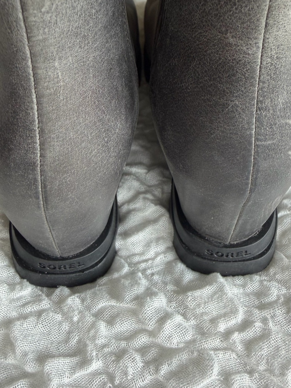 NWT Sorel Joan of Arctic Wedge III Zip Quarry Black 9.5 - Picture 6 of 13